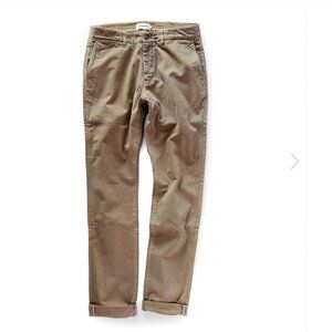 Taylor Stitch Slim Foundation Pant in Organic Khaki